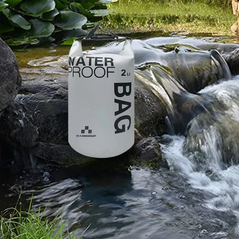 2l Waterproof Dry Bag Pack Sack Swimming Rafting Fishing Boaring River Trekking Floating Sailing Storage Difting Bag