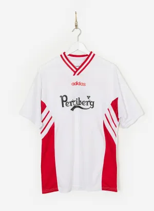 90s Adidas Shirt #39 | Percival x Classic Football Shirts | White with Red