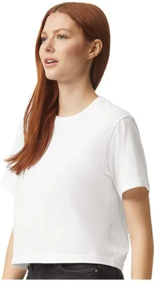 American Apparel Ladies Fine Jersey Boxy Tee