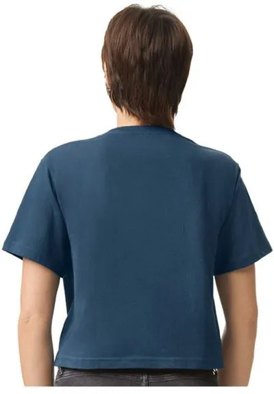 American Apparel Ladies Fine Jersey Boxy Tee