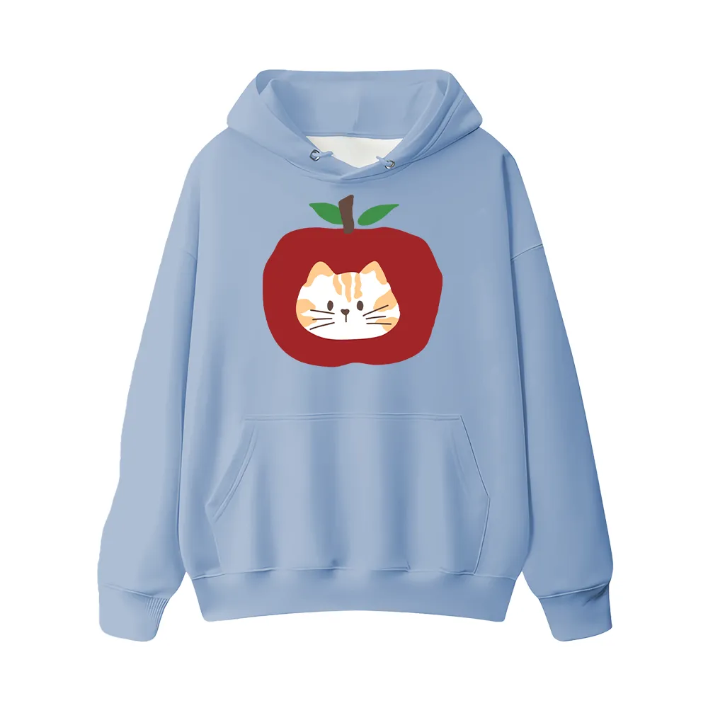 Apple Cat Cute Creative Graphic T-Shirts, Hoodies, Sweatshirts