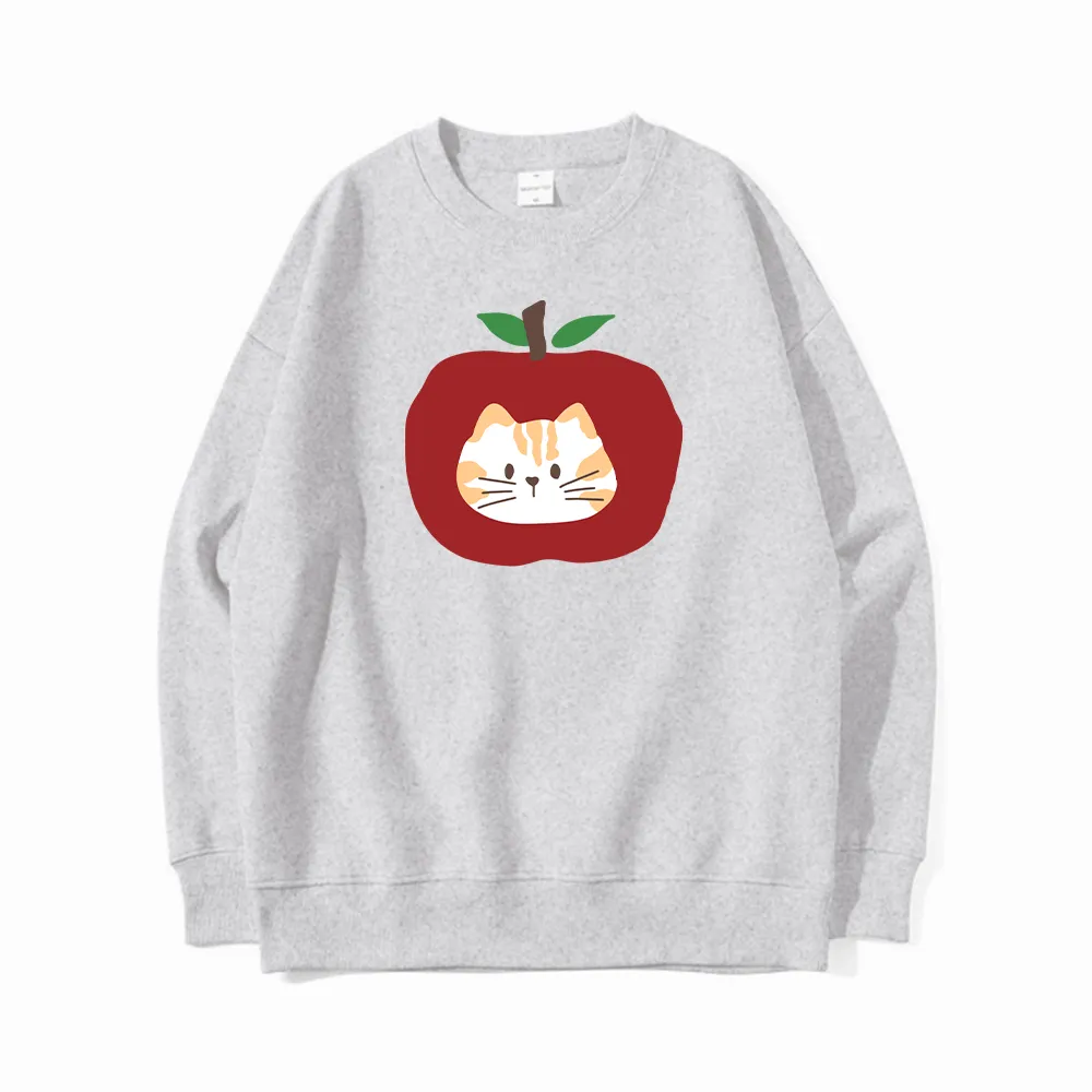 Apple Cat Cute Creative Graphic T-Shirts, Hoodies, Sweatshirts