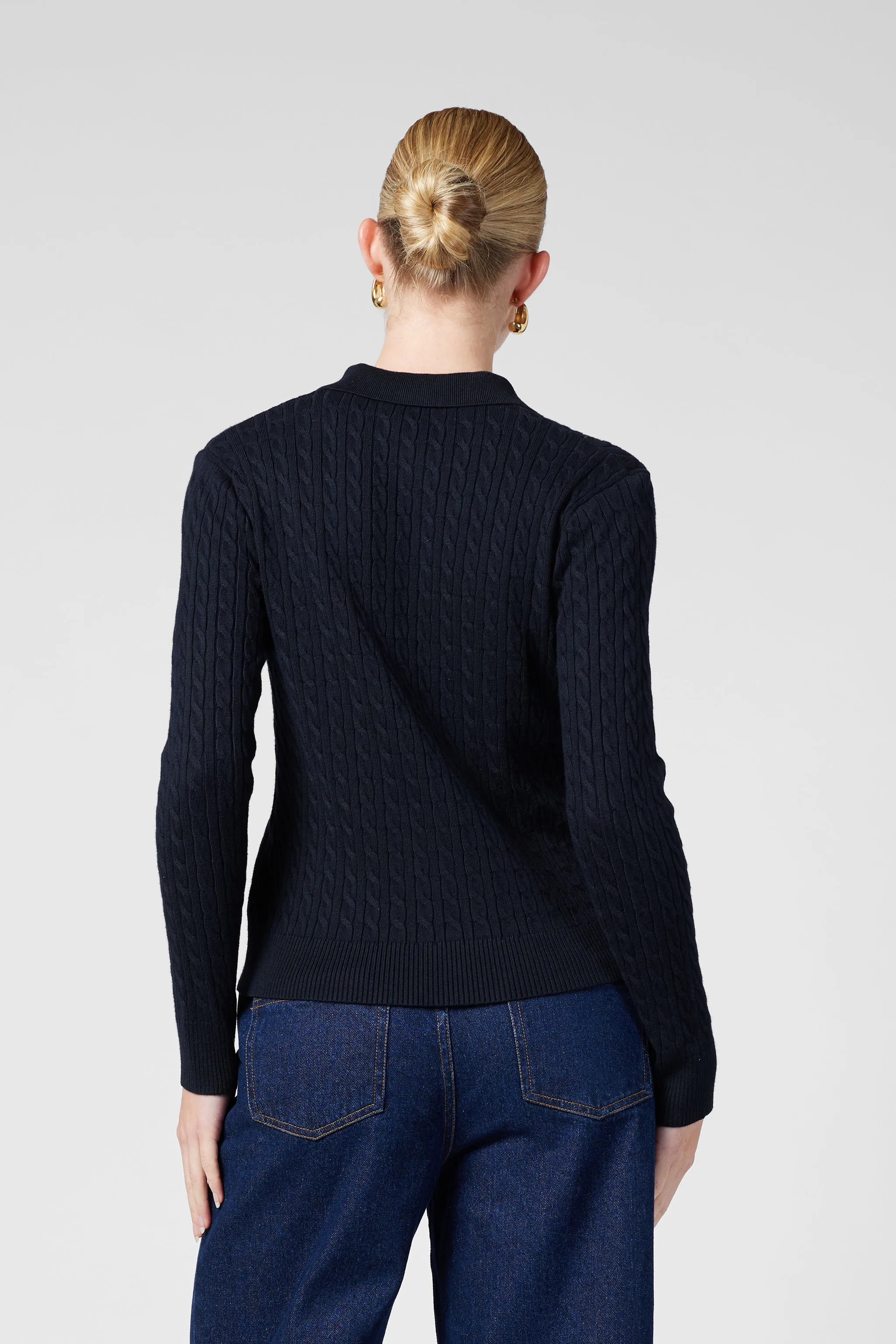 ARLO POLO KNIT TOP