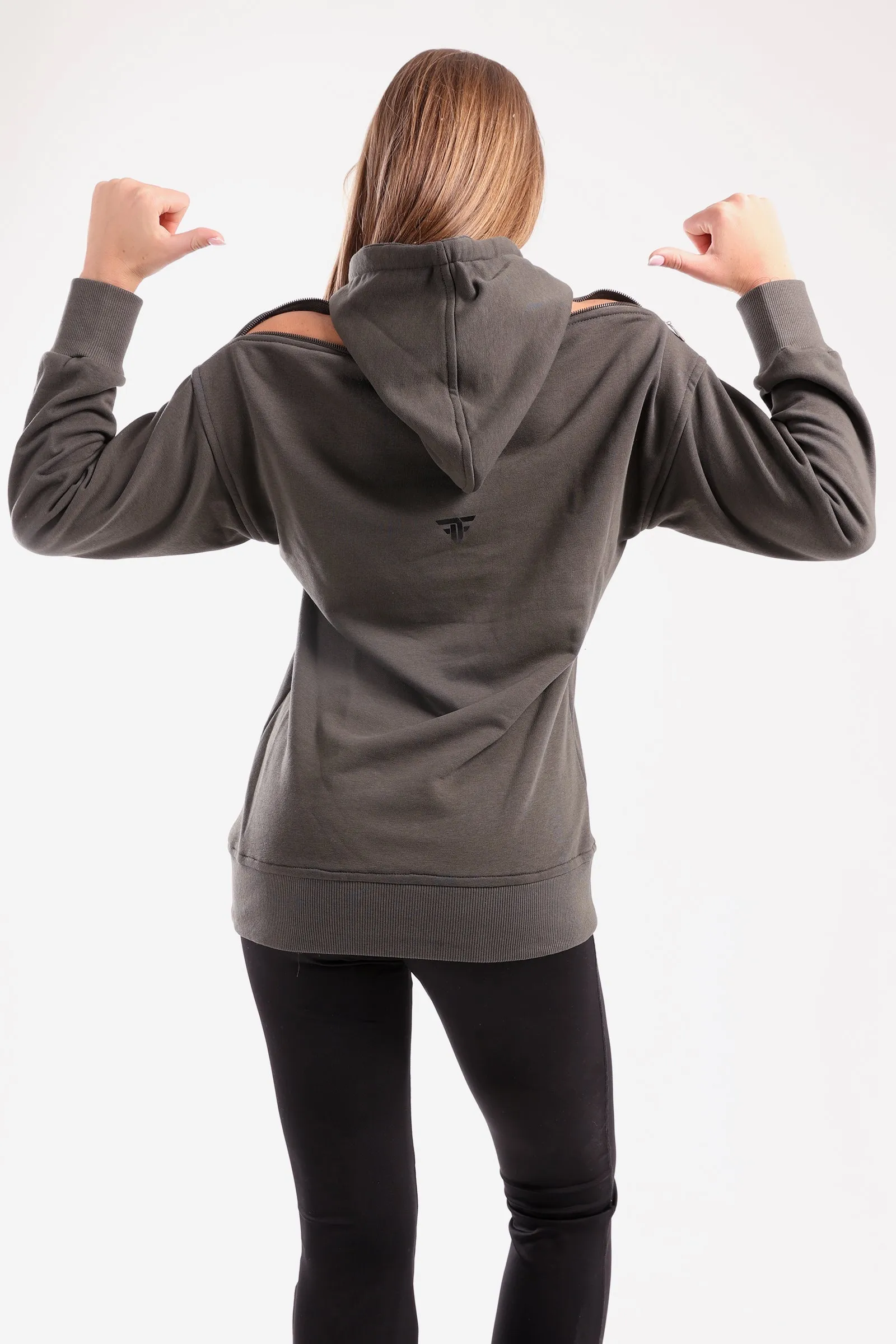 Back Zipper Hoodie (40380) - Fit Freak