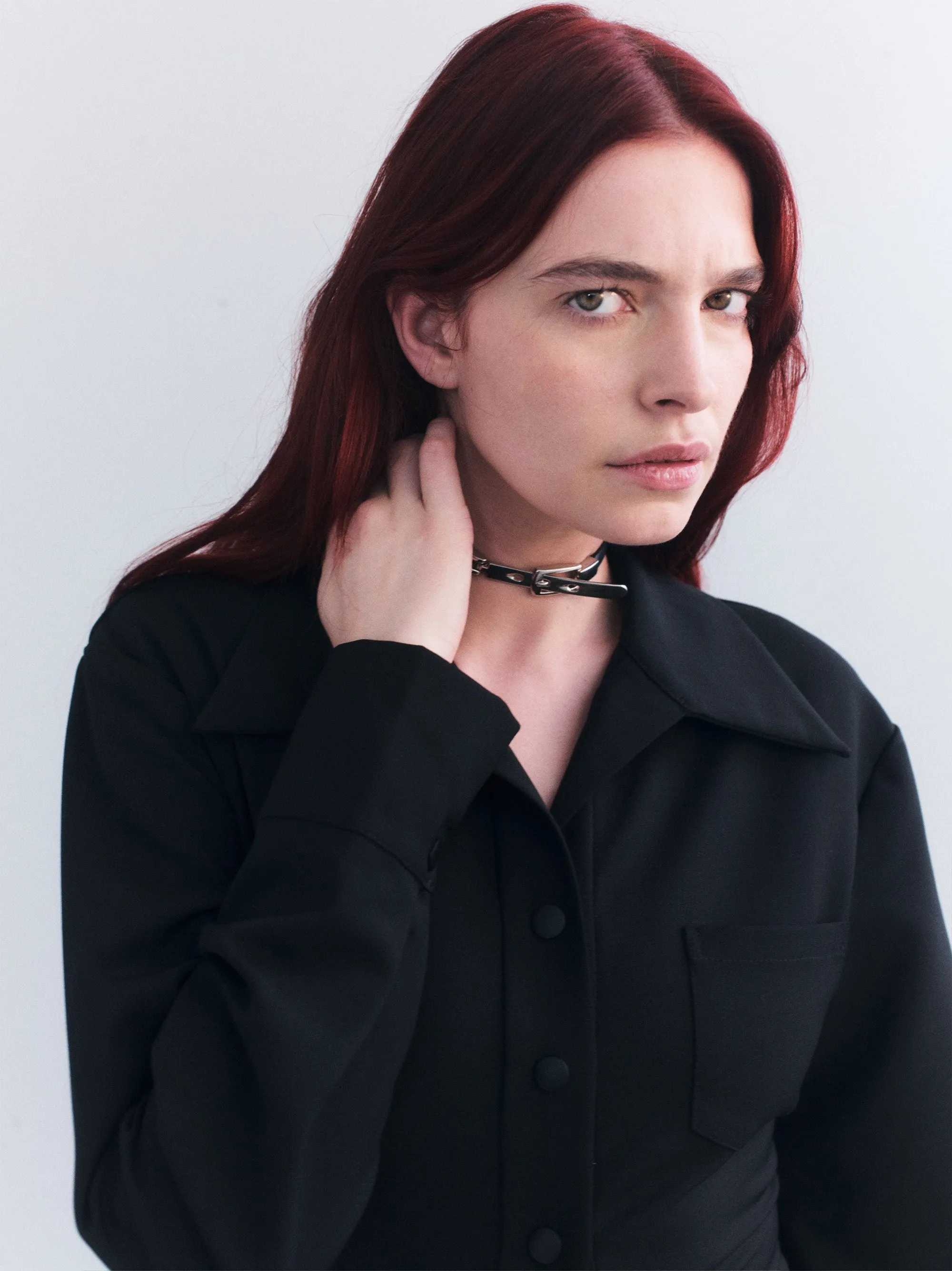 Beatrix Stretch Wool Longline Shirt