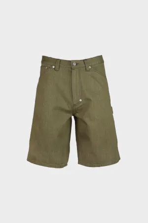 Carpenter Shorts - Olive Denim