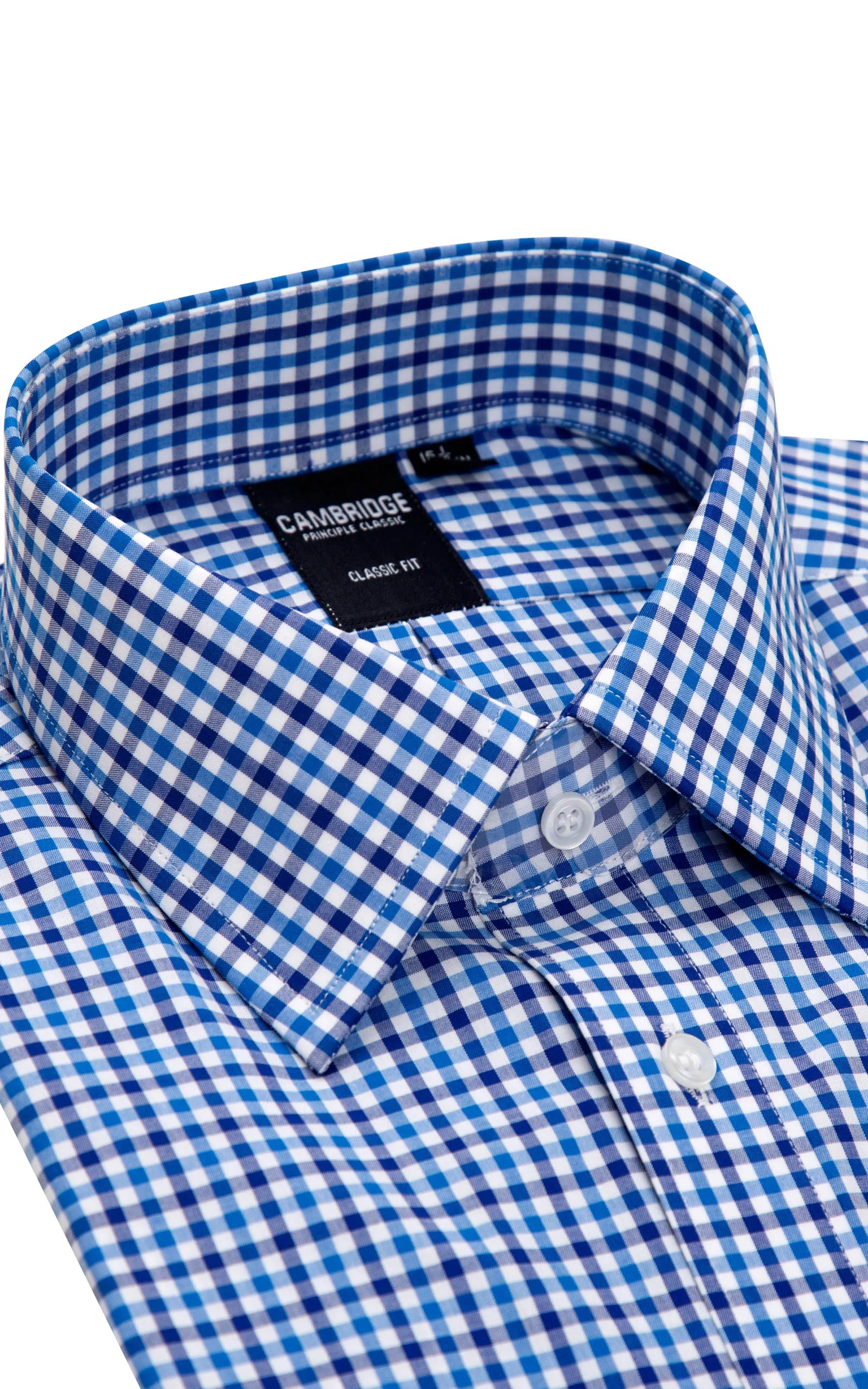 CLASSIC FIT â€“ DRESS SHIRT â€“ COTTON FABRIC â€“ YARN DYED