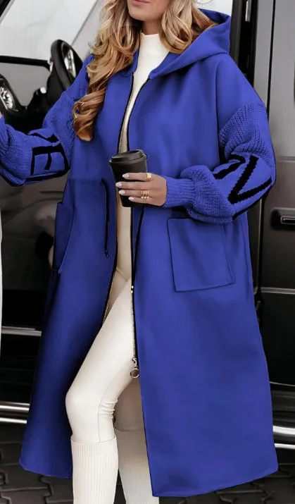 Cozy & Cool: Hooded Windbreaker Jacket for Women
