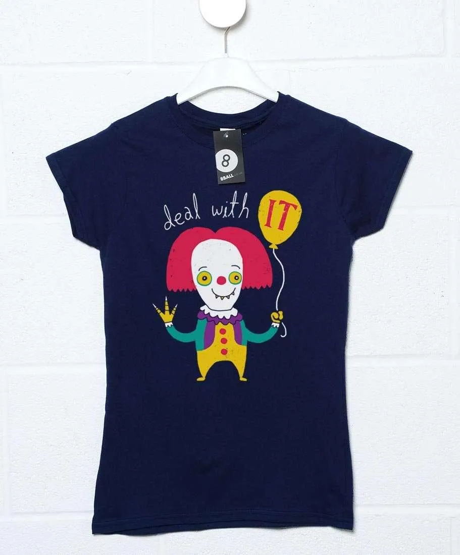 Deal With IT DinoMike Womens Style T-Shirt