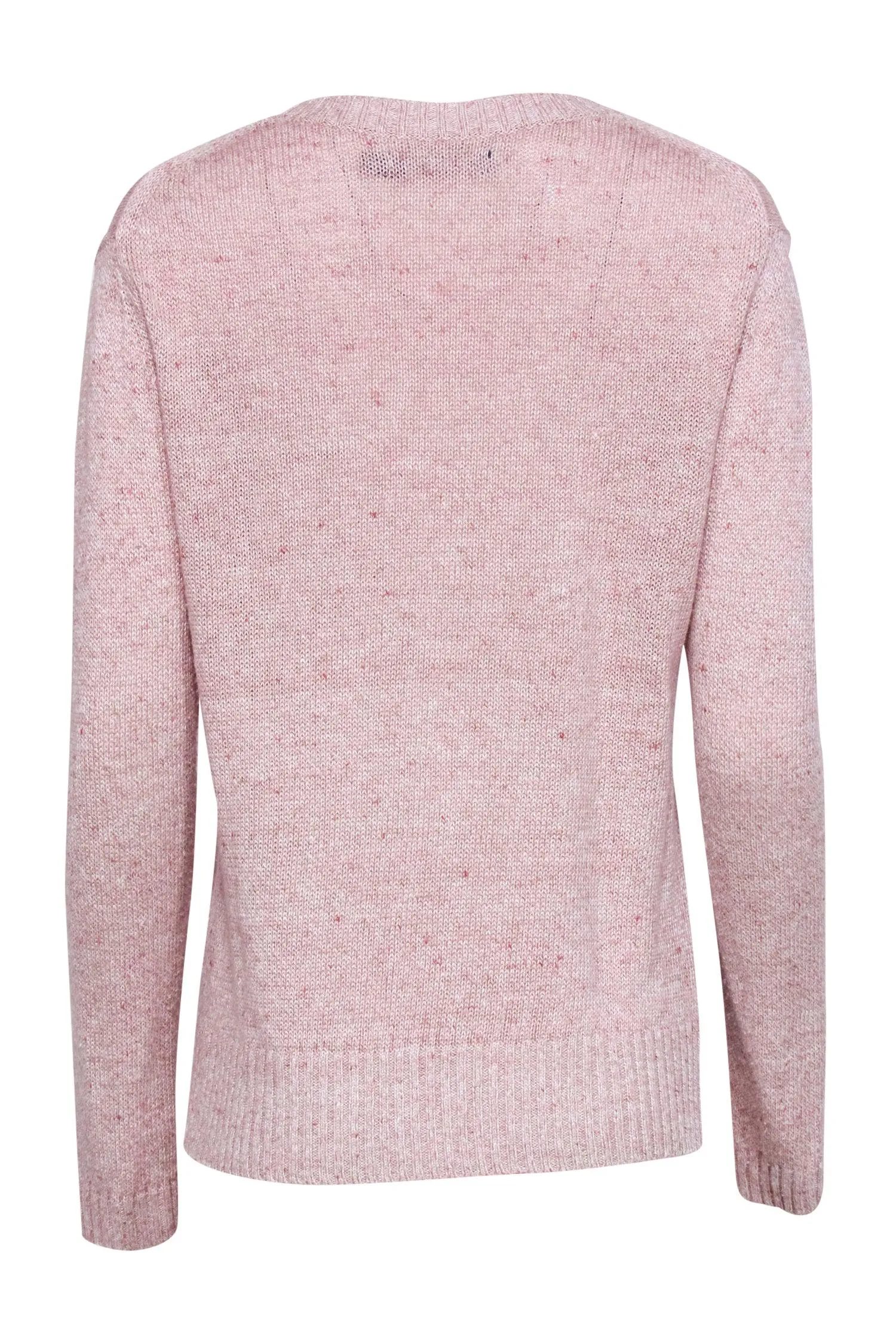 Doffer Boys - Light Pink Linen Blend Knit Sweater Sz M