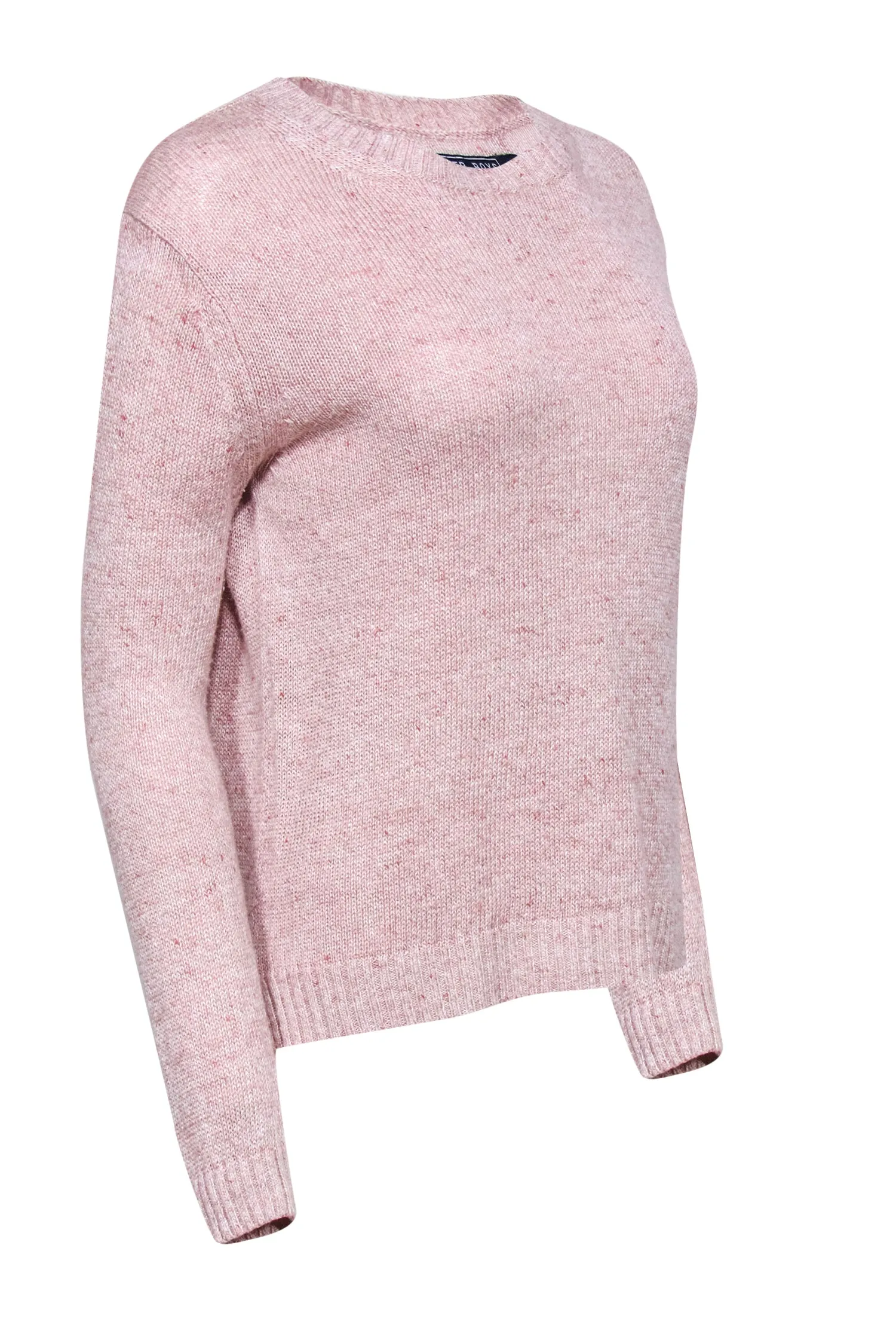 Doffer Boys - Light Pink Linen Blend Knit Sweater Sz M