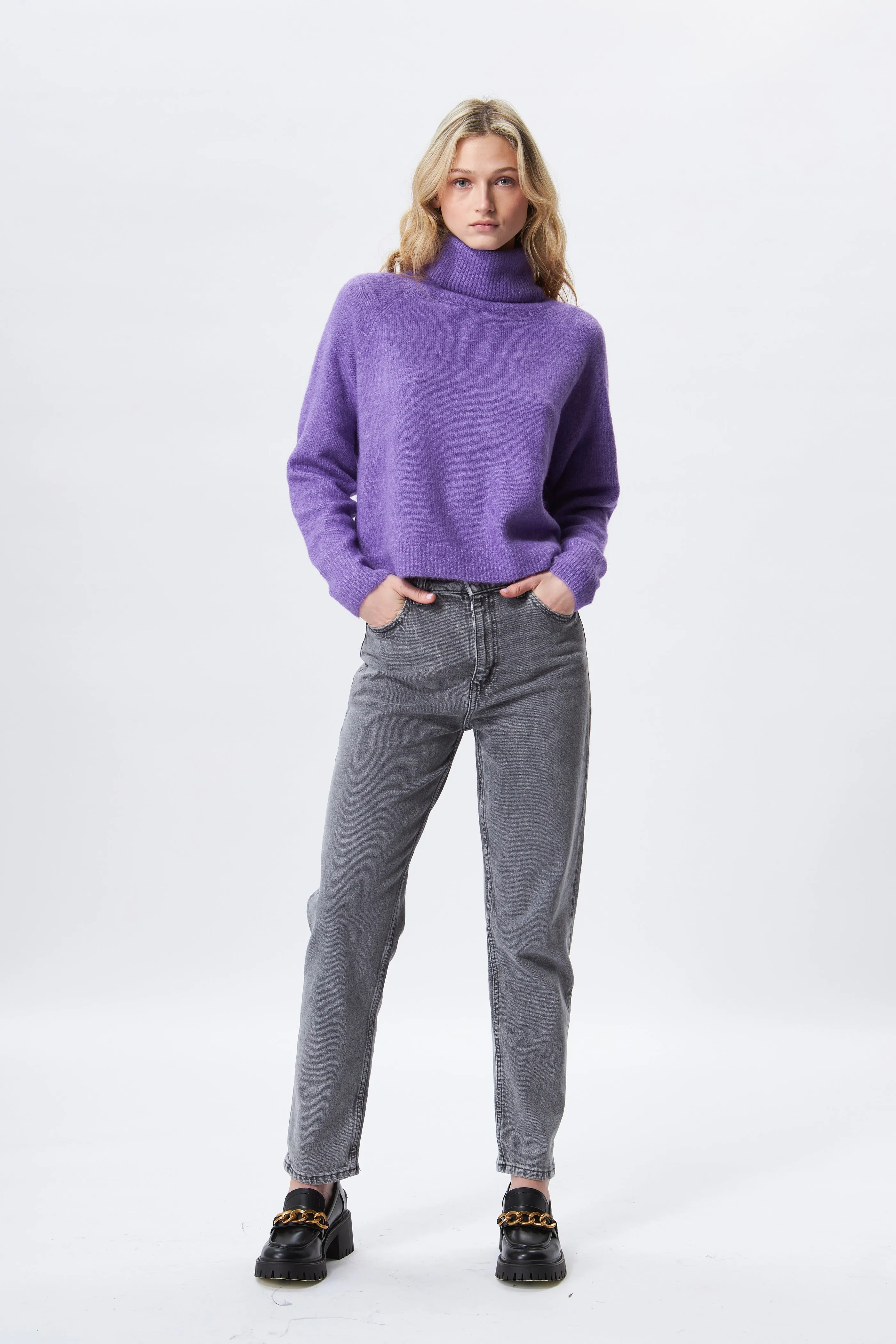 EMMETT SWEATER - ROYAL IRIS