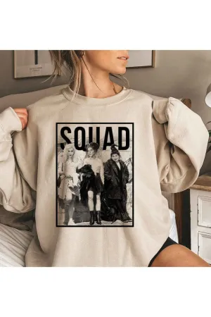 HALLOWEEN SQUAD GRAPHIC SWEATSHIRT
