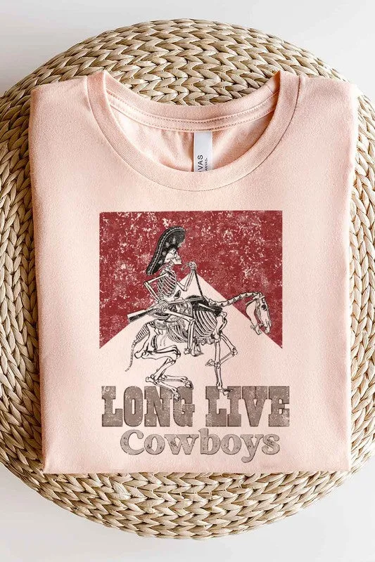 LONG LIVE COWBOYS GRAPHIC PLUS SIZE TEE / T SHIRT