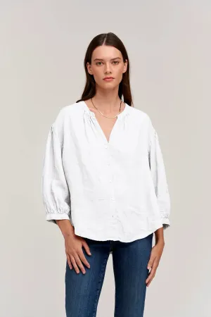 Matea Woven Linen 3/4 Sleeve