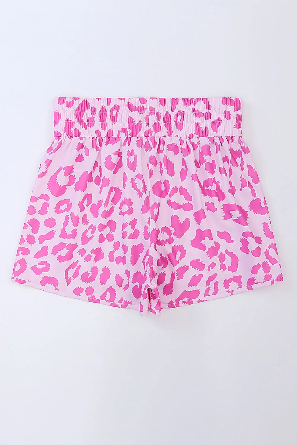Pink Leopard Shorts