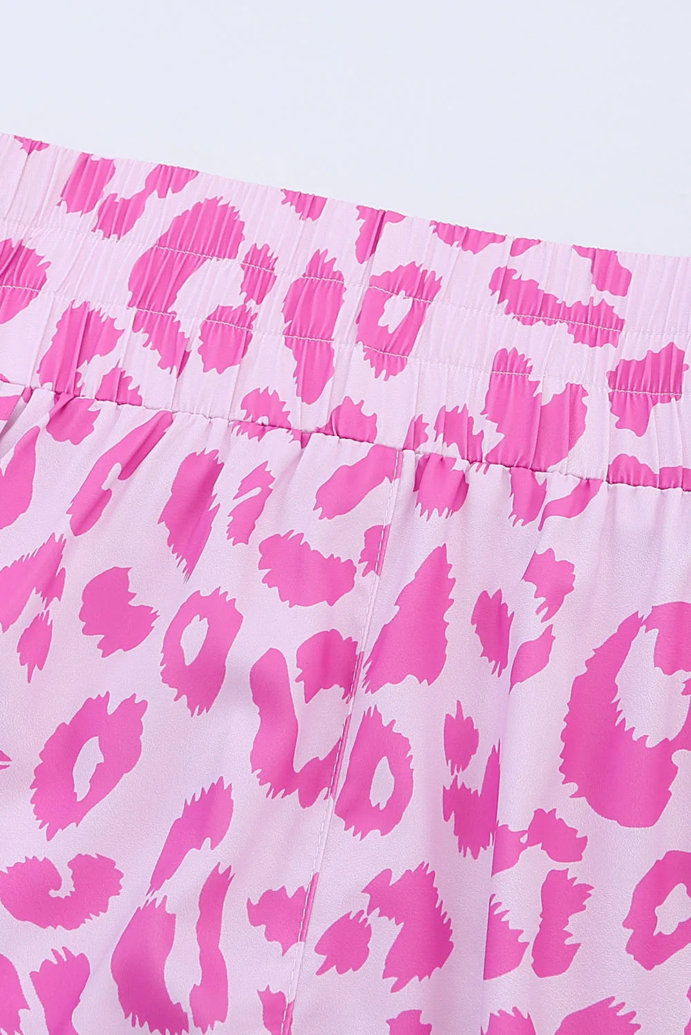 Pink Leopard Shorts