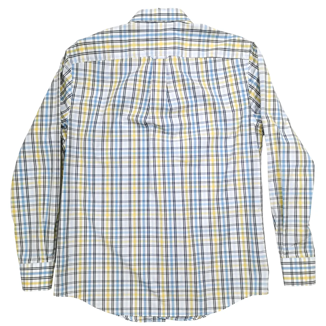 Pringle LS Check Yellow Classic Reg Fit Shirt