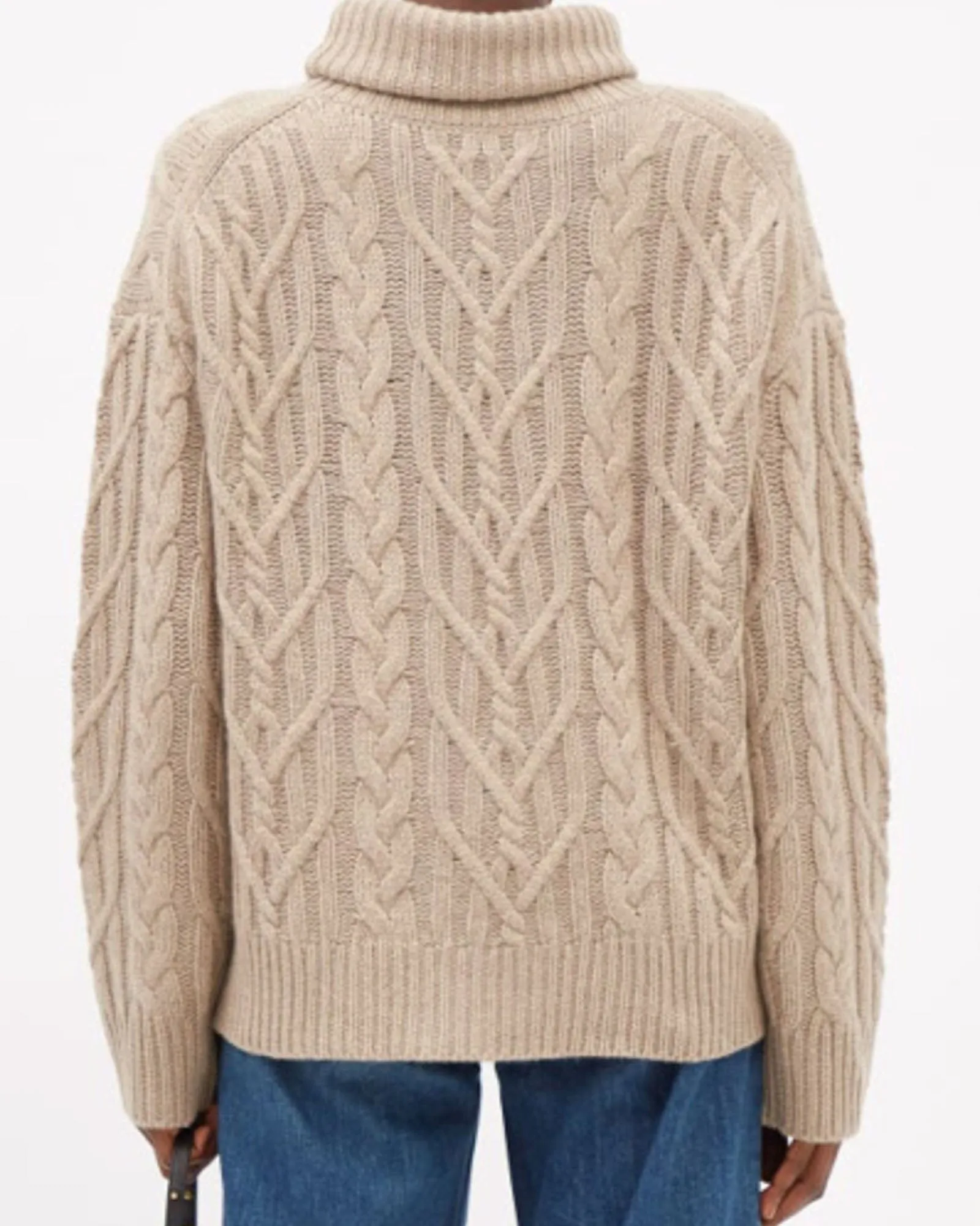 "Gigi" Cable-Knit Sweater