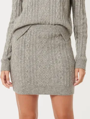 Rosie Cable Co Ord Skirt