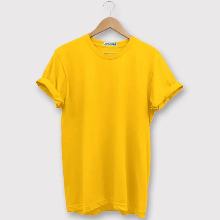 Round Neck Combo "White, Navy Blue & Maroon Yellow" Half sleeves t shirt . (Pack Of 4) by Lazychunks