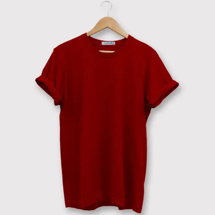 Round Neck Combo "White, Navy Blue & Maroon Yellow" Half sleeves t shirt . (Pack Of 4) by Lazychunks