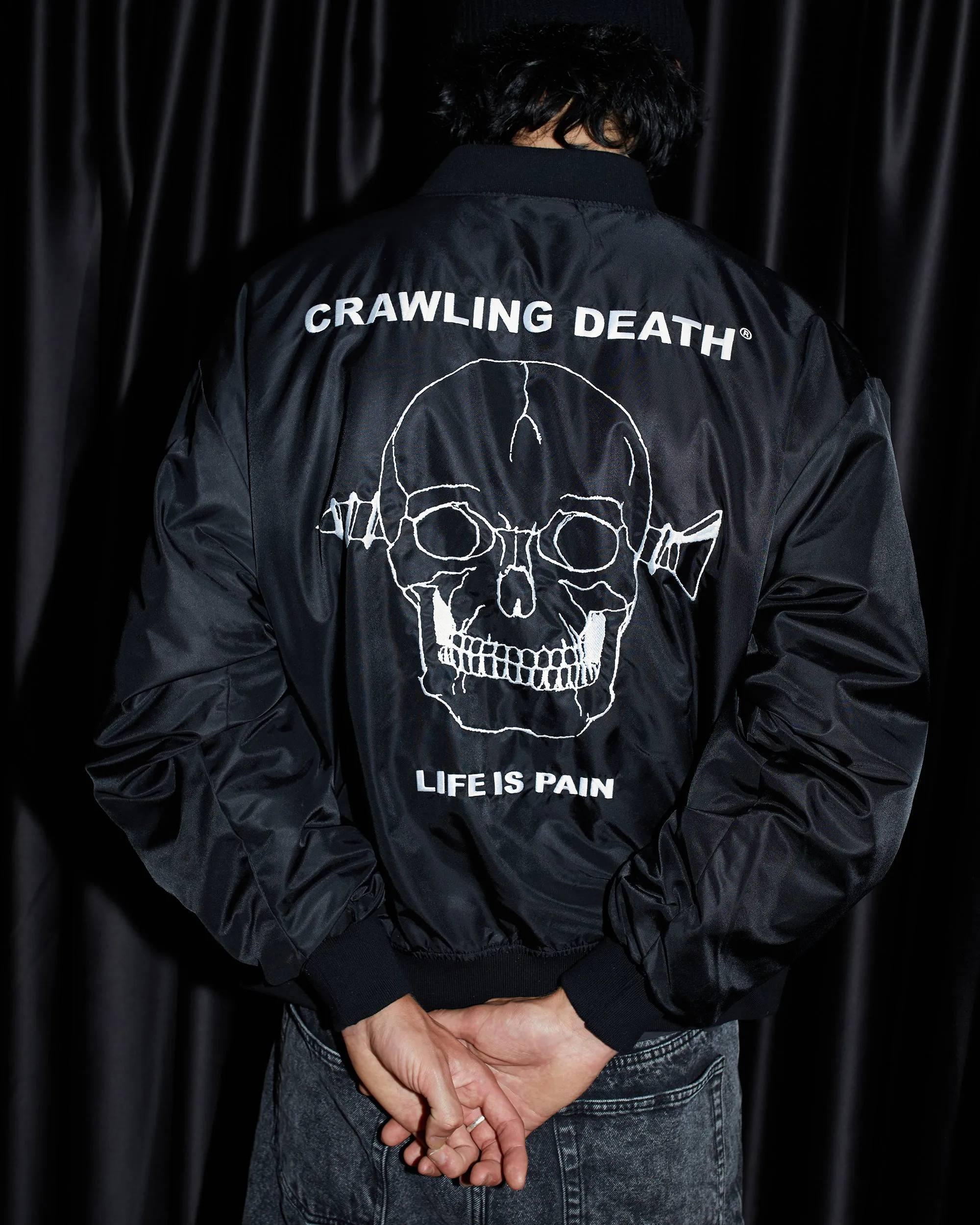 Screw Skull Bomber Jacket