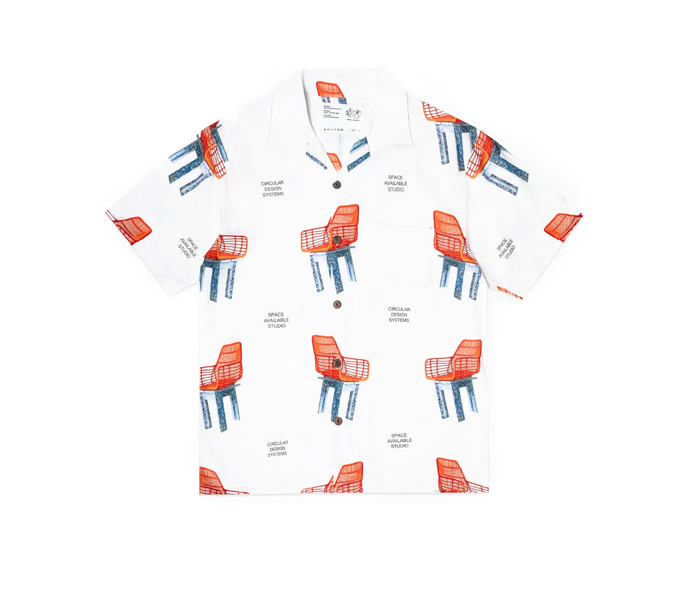 Space Available Collision Chair Shirt - White