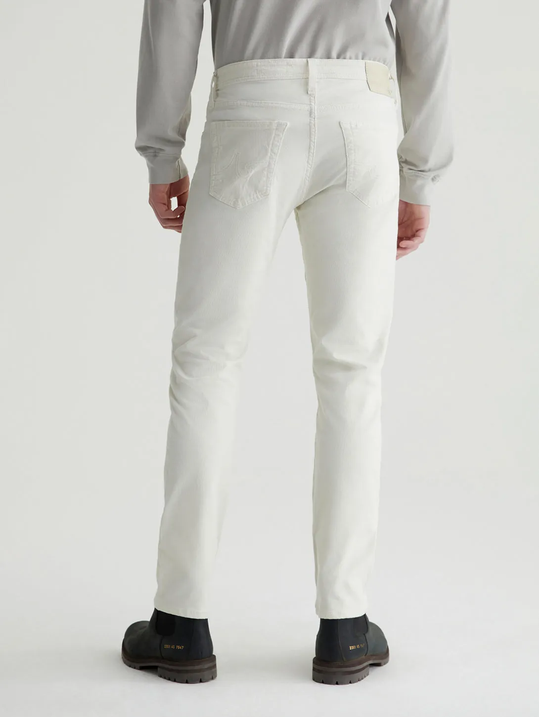 Tellis Modern Corduroy Pant - White Cream