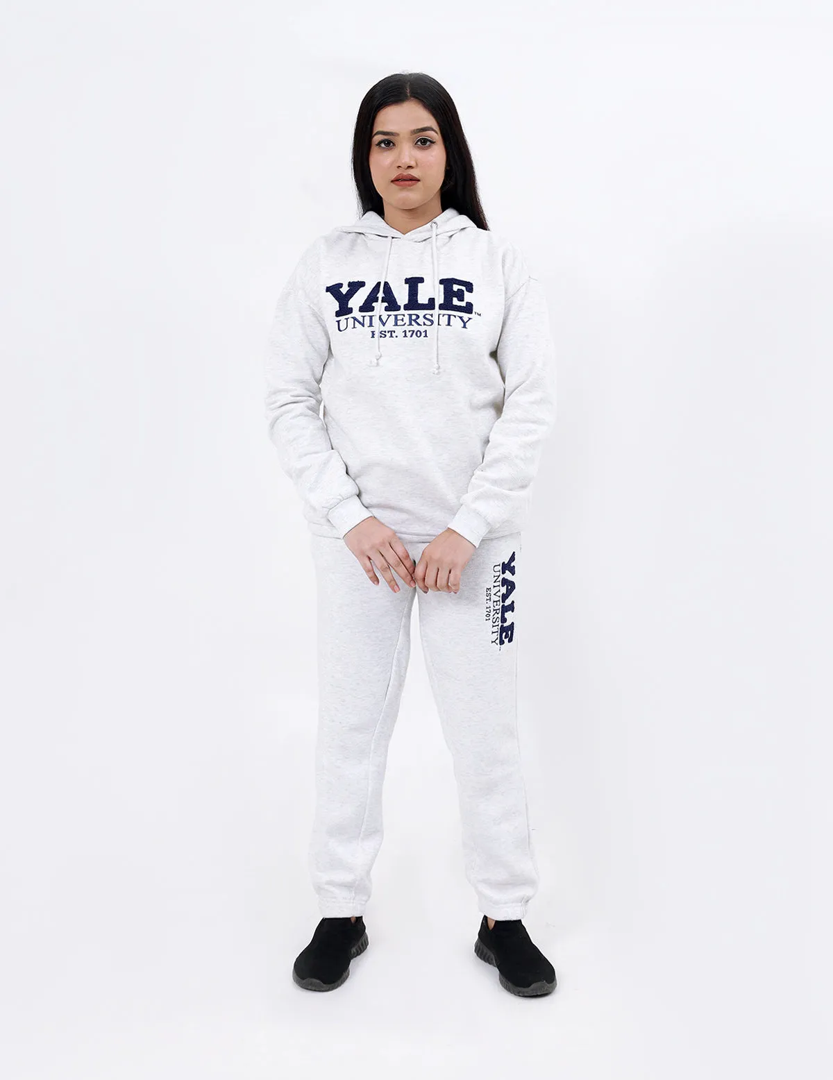 Women's Gray Yale Tracksuit Set