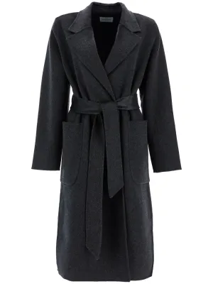 Wrap Coat Wool Outerwear